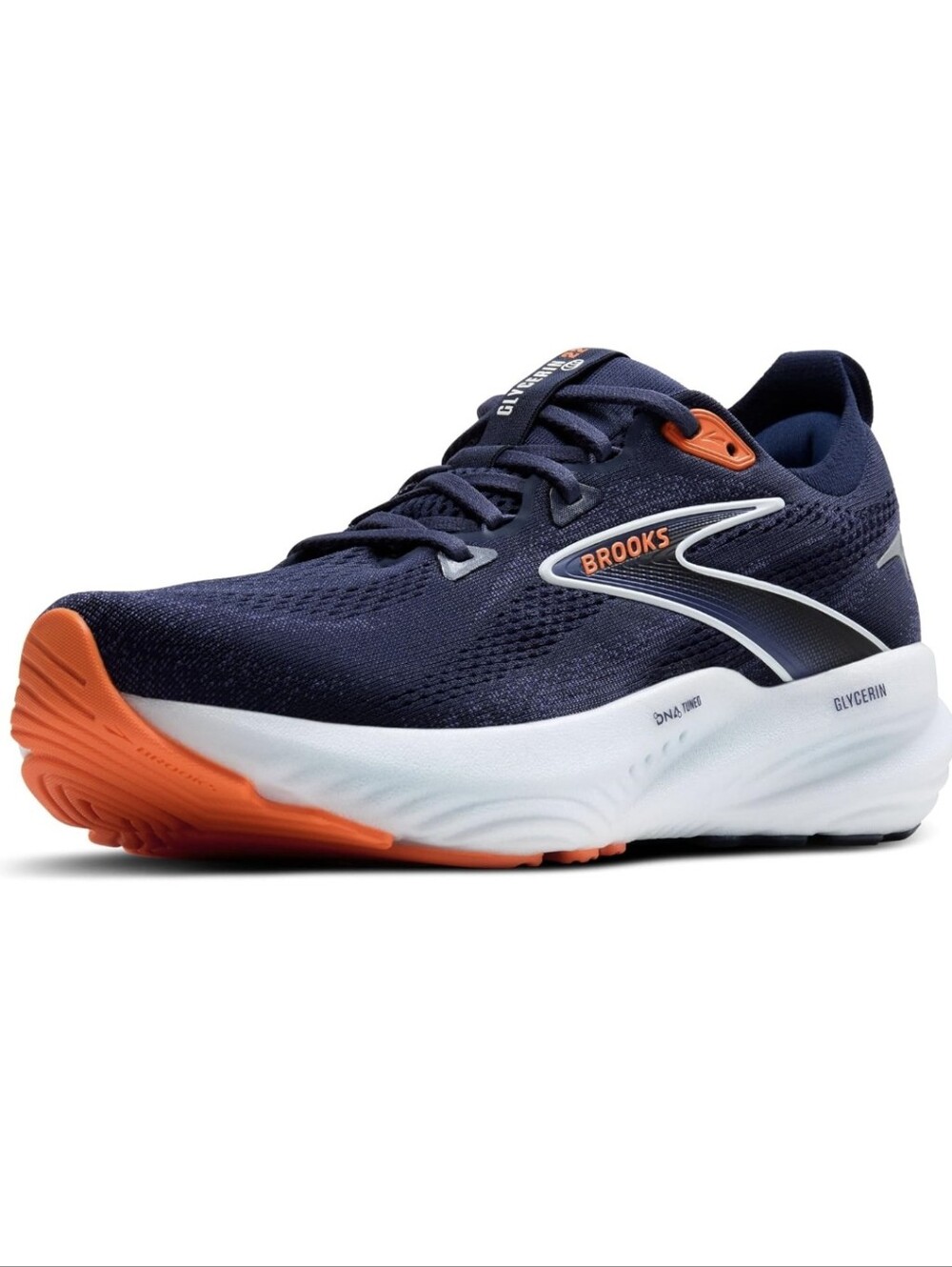 Brooks Glycerin 22 Men's Running Shoes Size 11 Peacoat Blue Orange 1104451D494